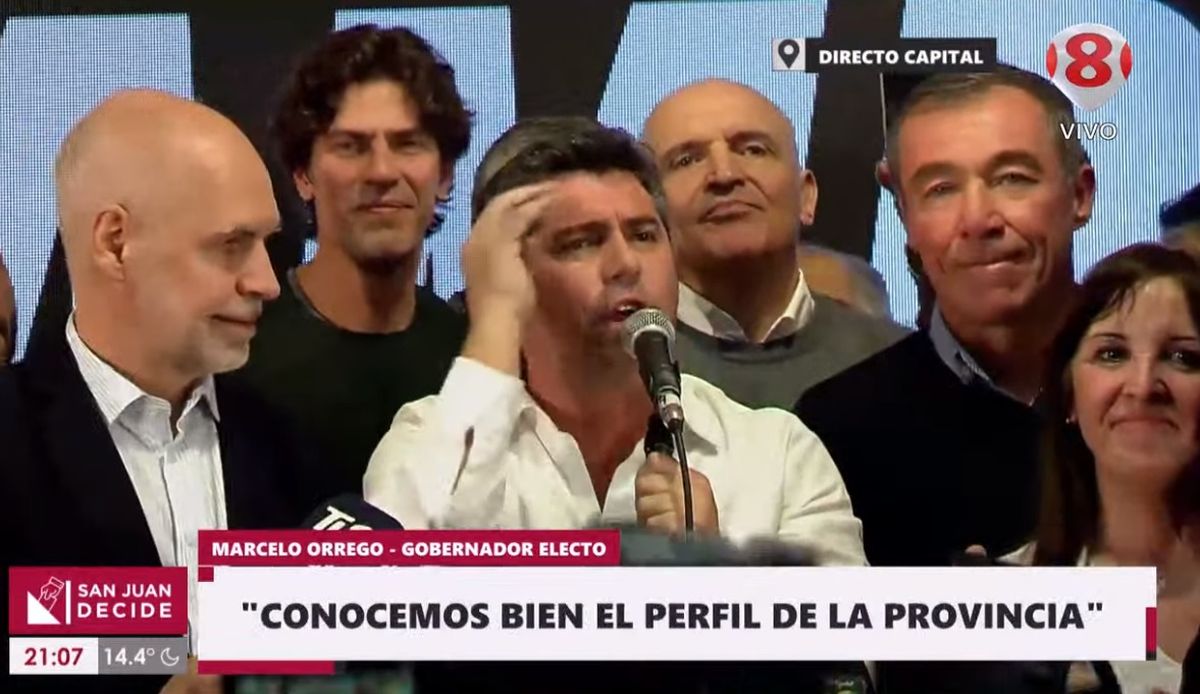 Elecciones en San Juan Orrego ganó y terminó con 20 años de peronismo