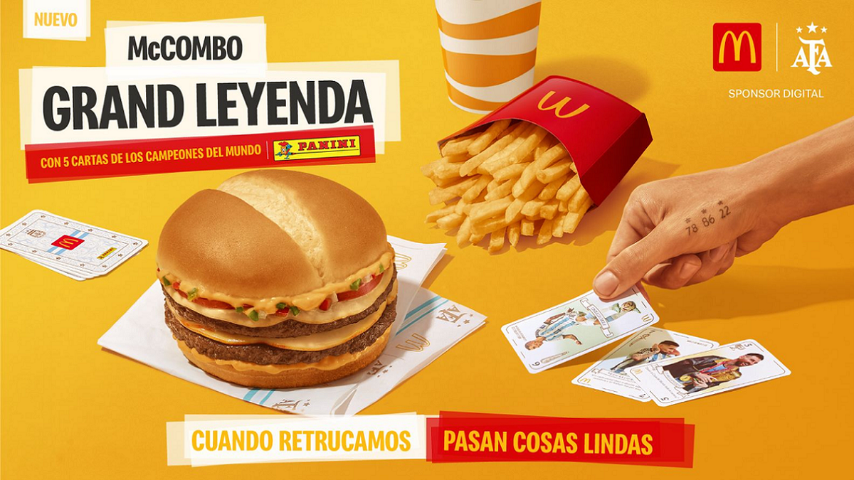 McDonalds Presenta Grand Leyenda La Hamburguesa De Los Campeones Del Mundo