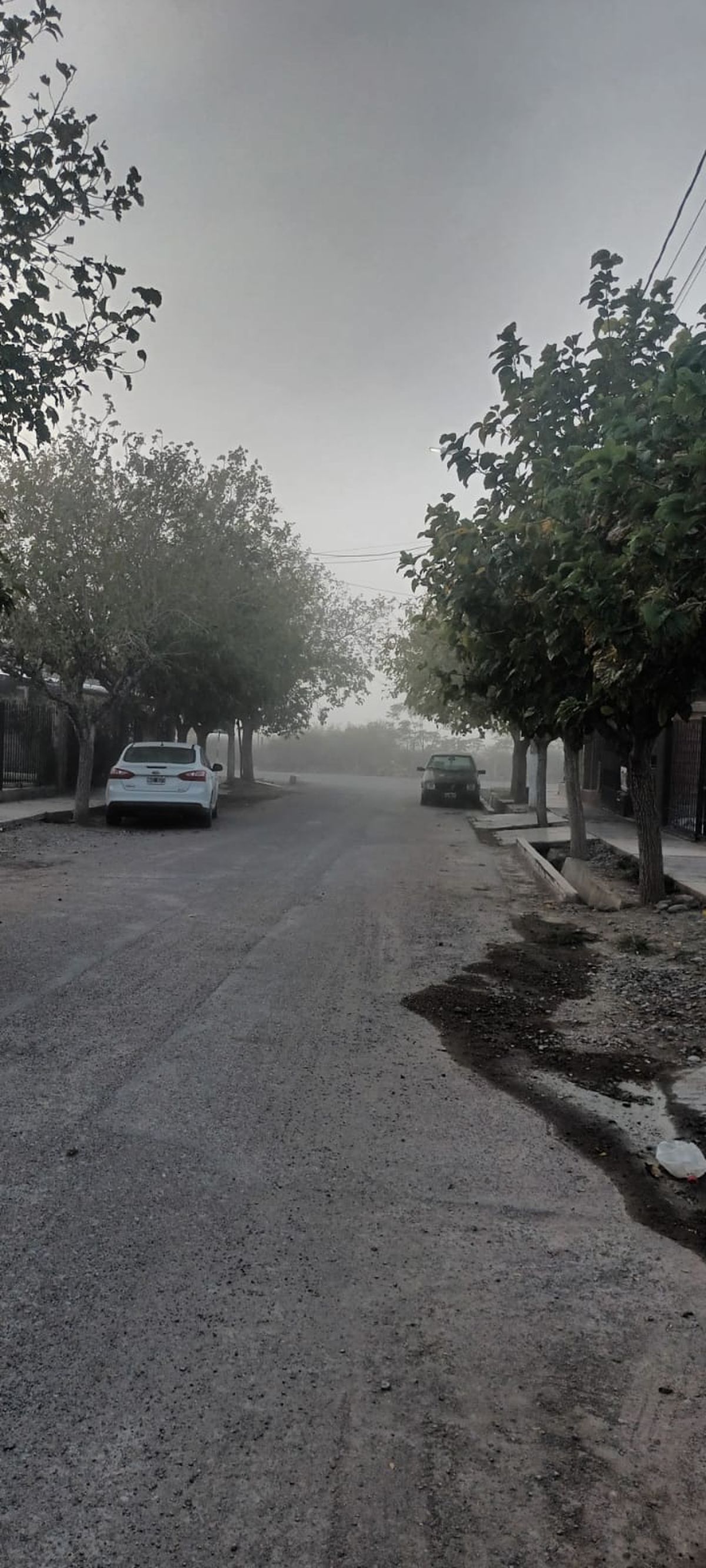 Postales de una mañana con mucha neblina en San Juan