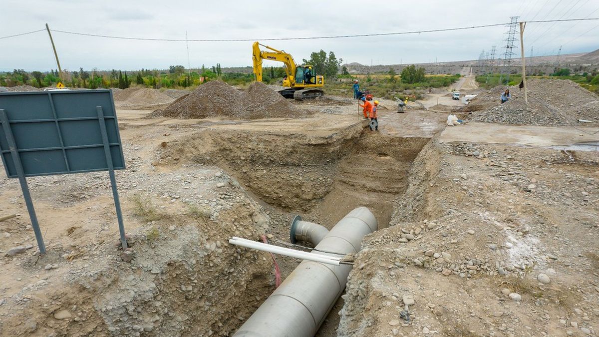 En Jáchal progresa la obra que renovará el sistema de agua potable