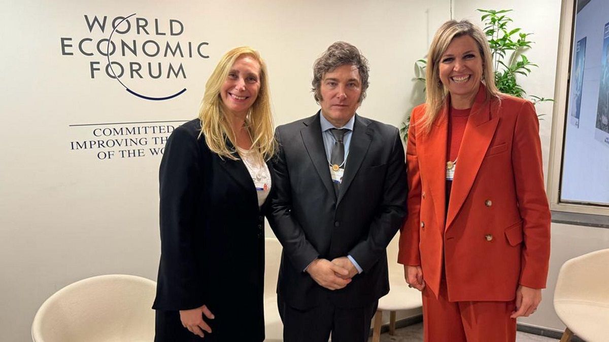 Milei se reunió con la reina Máxima de Países Bajos