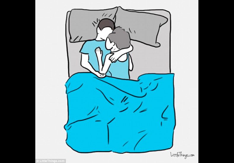 La forma de dormir con tu pareja revela el estado de tu relación