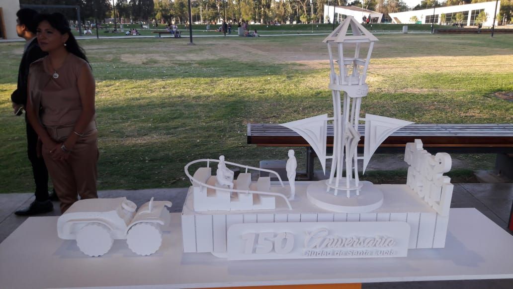 FNS 2020: maqueta carruaje de Santa Lucía