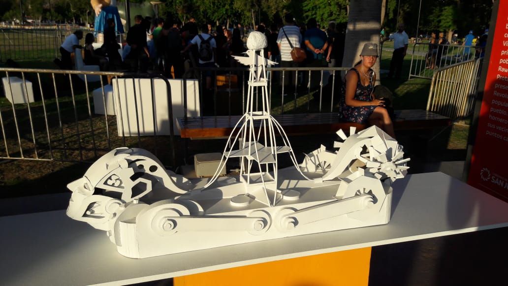 FNS 2020: maqueta carruaje de Rawson