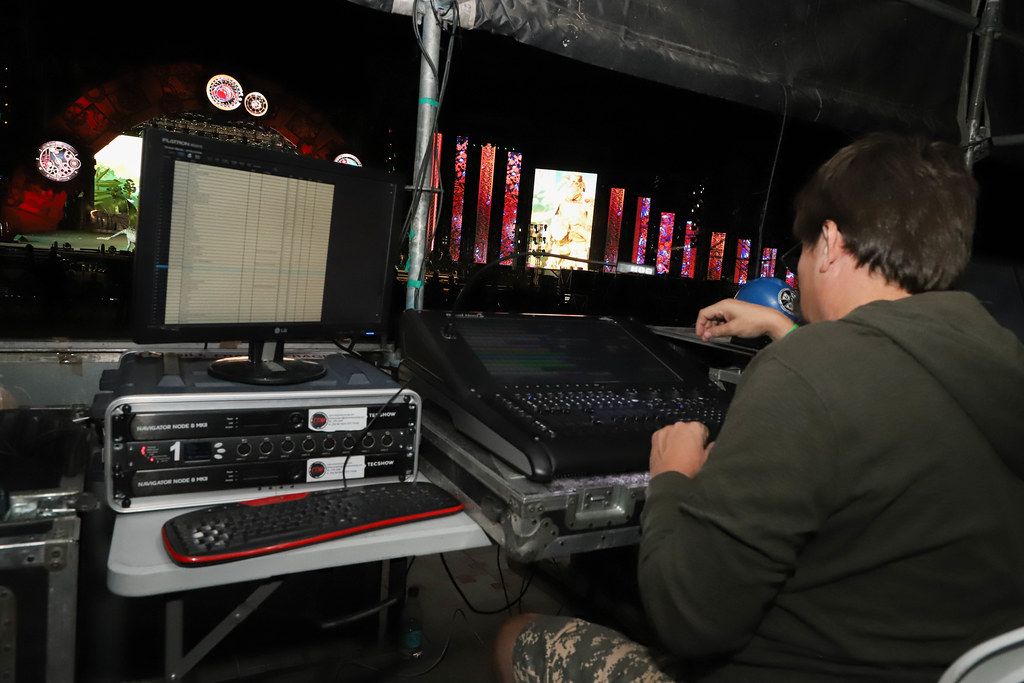 Ensayo general del Espectáculo Final y recorrido de autoridades por el predio