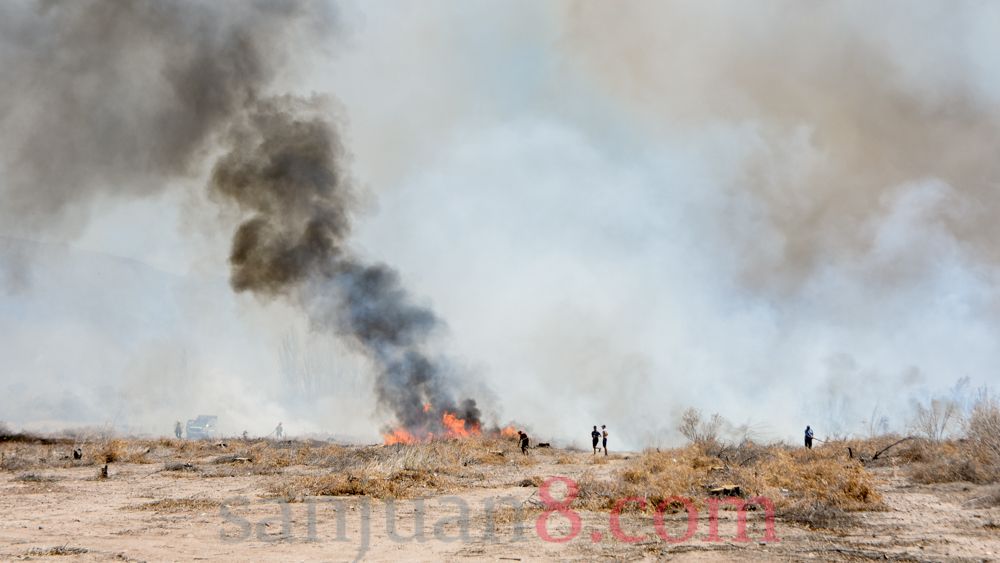 Incendio en Pocito