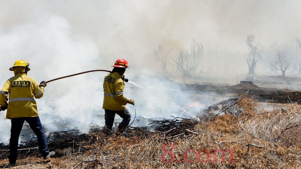 Incendio en Pocito