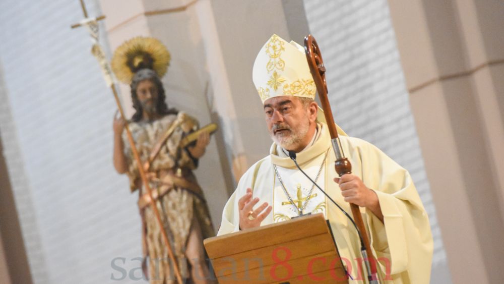 Obispo auxiliar Carlos María Domínguez. (Foto: sanjua8.com)