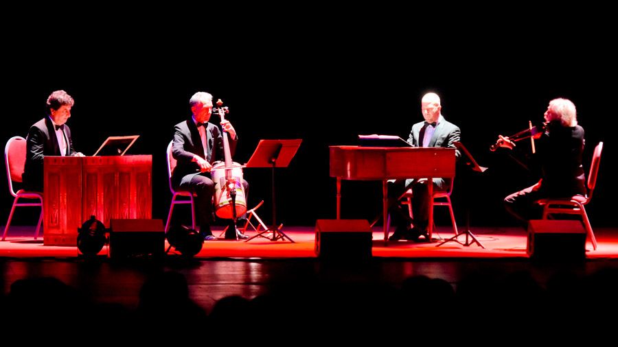Les Luthiers en el Teatro del Bicentenario, diciembre de 2017.