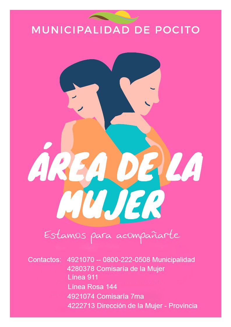 Cómo comunicarse con las áreas municipales y provincial de Dirección de la Mujer