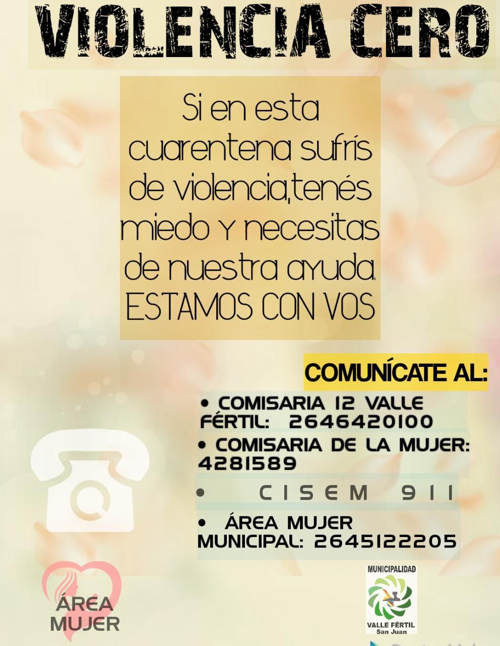 Cómo comunicarse con las áreas municipales y provincial de Dirección de la Mujer