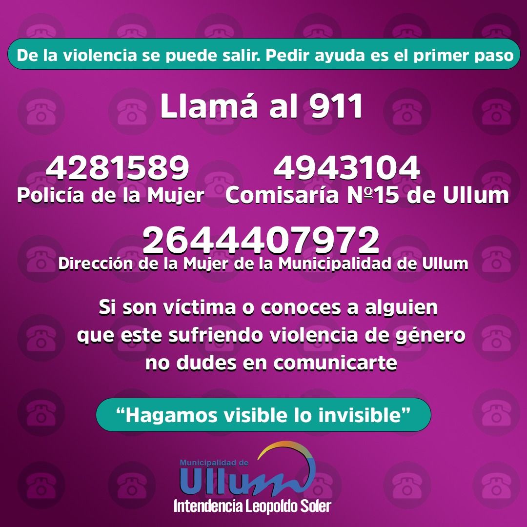 Cómo comunicarse con las áreas municipales y provincial de Dirección de la Mujer