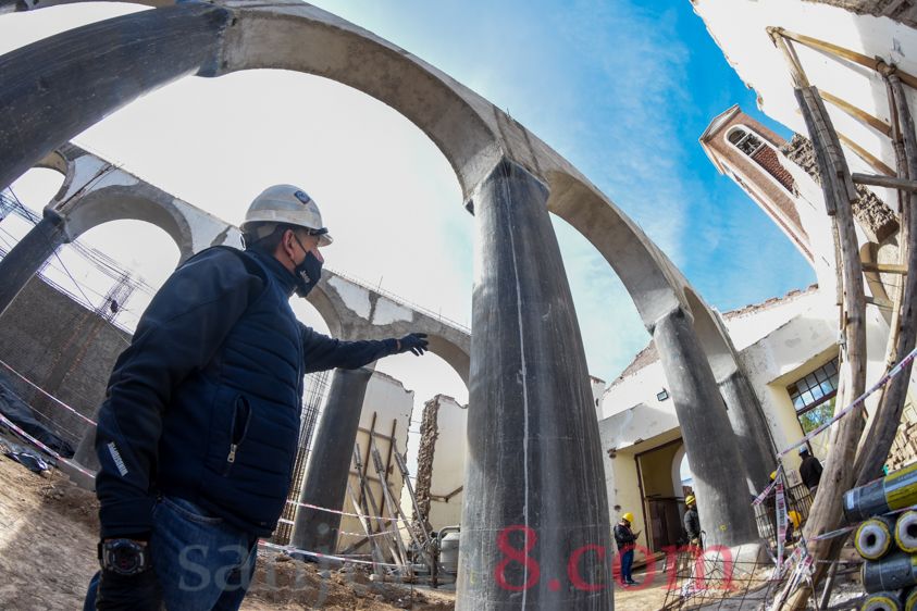 Reconstrucción del templo San José de Jáchal