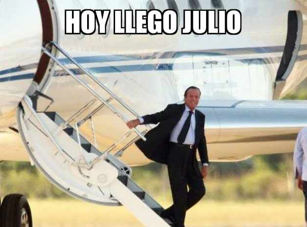 Los memes de Julio.