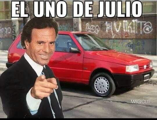 Los memes de Julio.