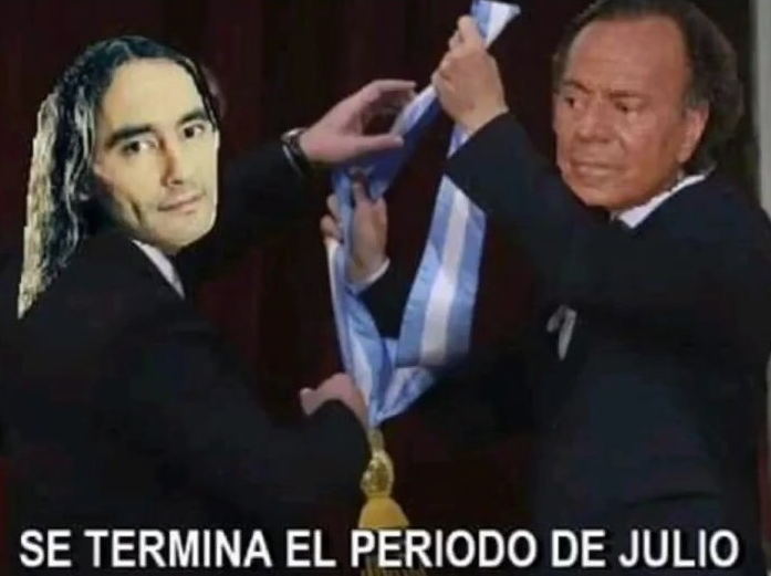 Los memes de Julio y Agostini.