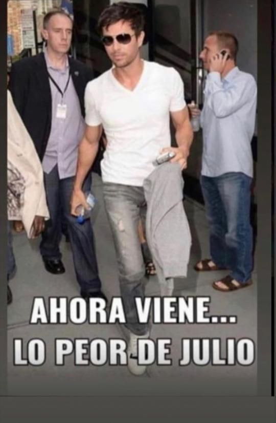 Los memes de Julio.