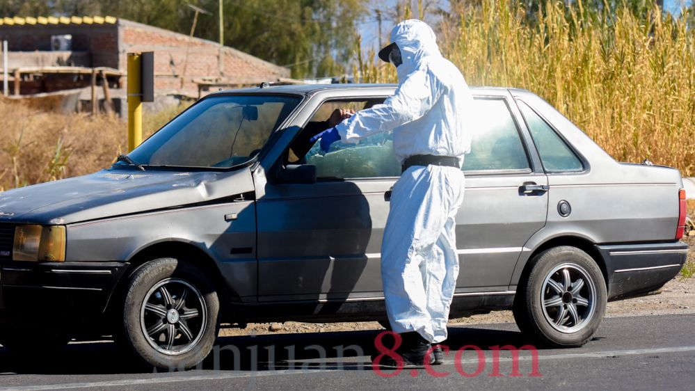 Control transporte - operativo - colectivos - camiones (Fotos: sj8)