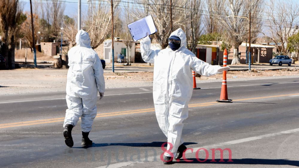 Control transporte - operativo - colectivos - camiones (Fotos: sj8)