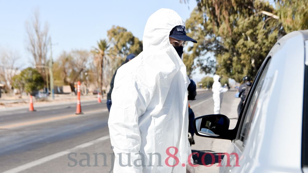 Control transporte - operativo - colectivos - camiones (Fotos: sj8)