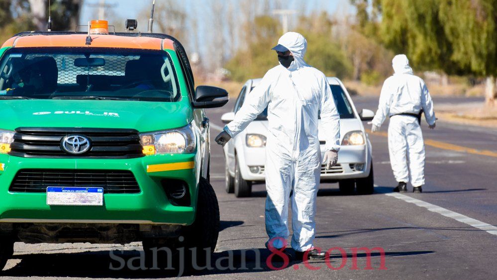 Control transporte - operativo - colectivos - camiones (Fotos: sj8)