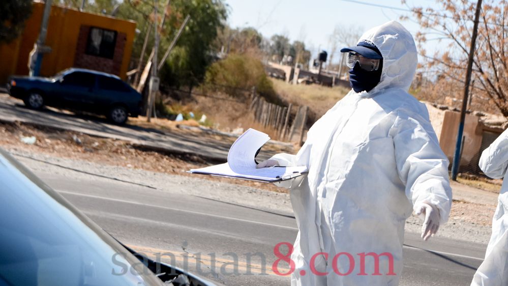 Control transporte - operativo - colectivos - camiones (Fotos: sj8)
