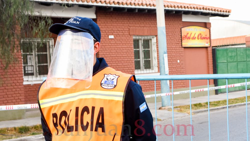 COVID-19 en un geriátrico de Rawson (Foto: sj8)