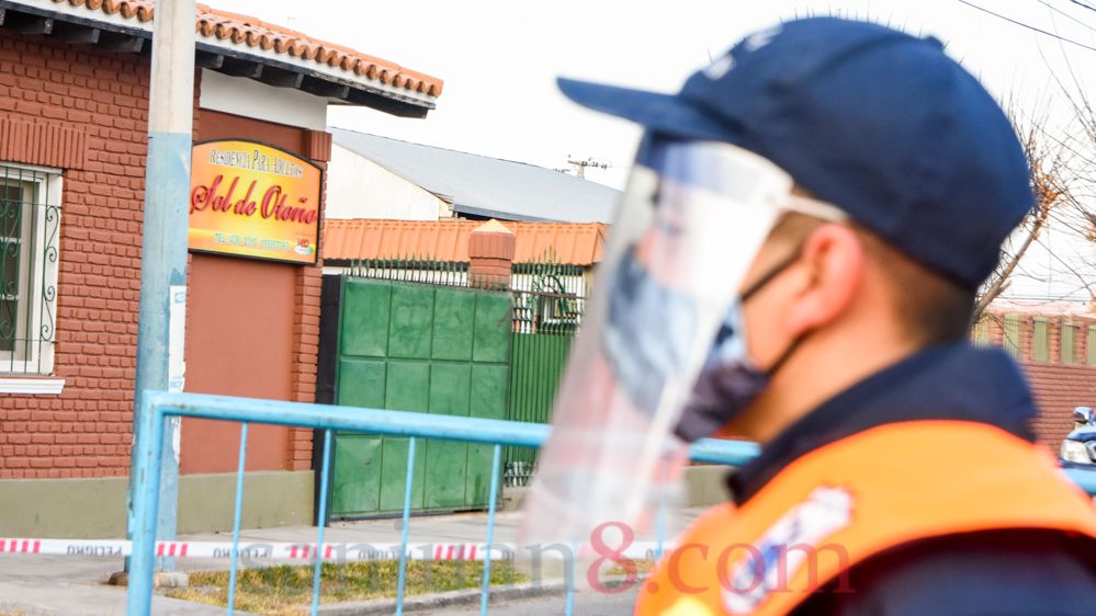 COVID-19 en un geriátrico de Rawson (Foto: sj8)