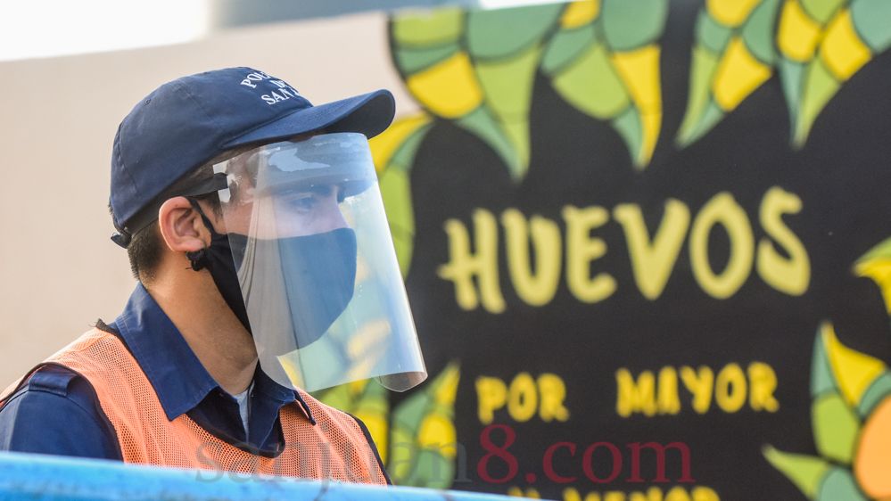 COVID-19 en un geriátrico de Rawson (Foto: sj8)