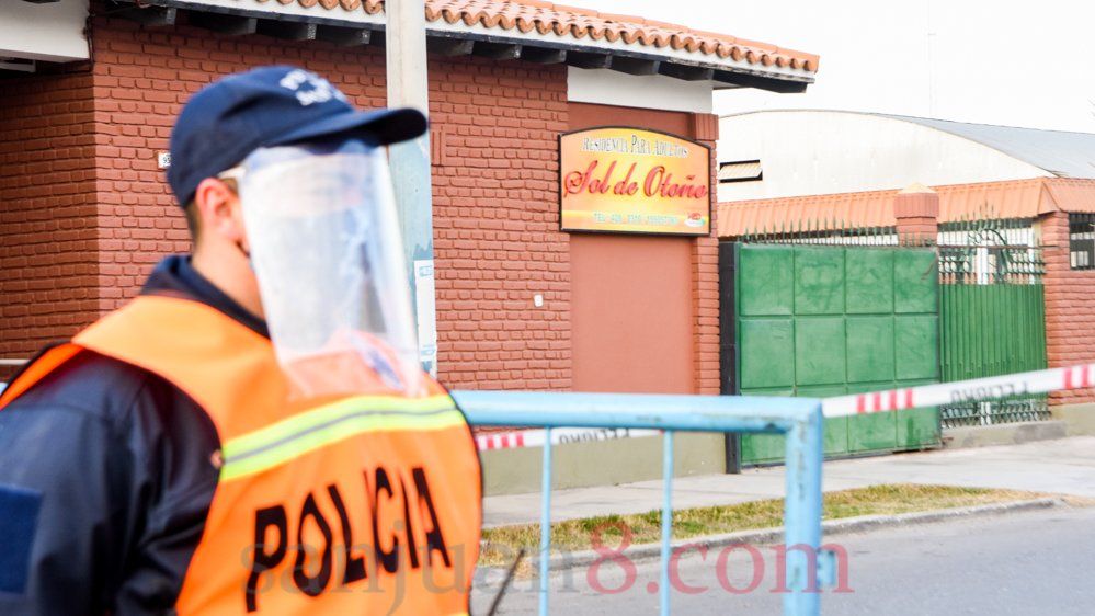 COVID-19 en un geriátrico de Rawson (Foto: sj8)