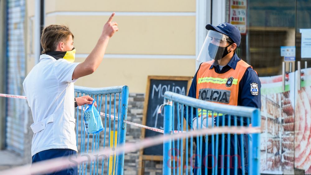 COVID-19 en un geriátrico de Rawson (Foto: sj8)