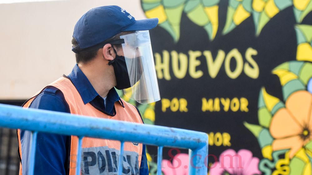 COVID-19 en un geriátrico de Rawson (Foto: sj8)