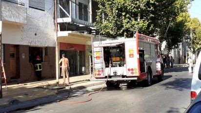 Incendio en pleno centro. 