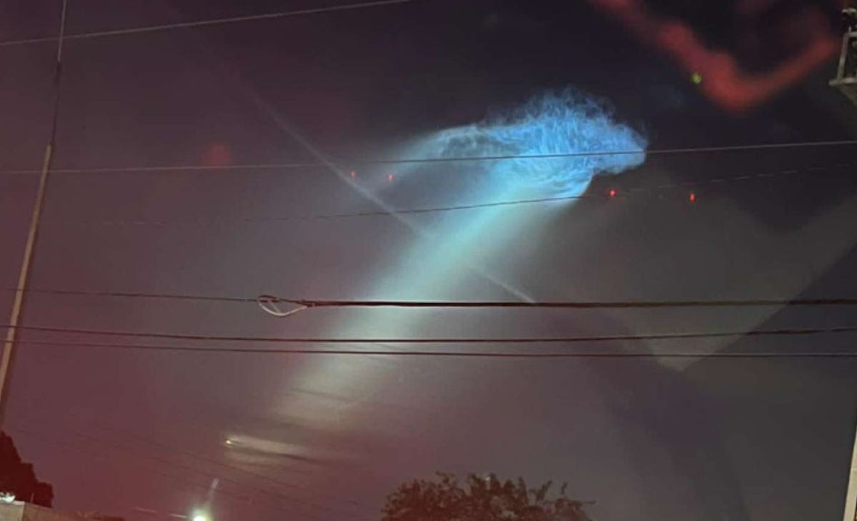 Una extraña medusa espacial iluminó el cielo y explotaron los memes