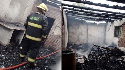 Por segunda vez en la semana se incendió una casa:investigan si fue intencional