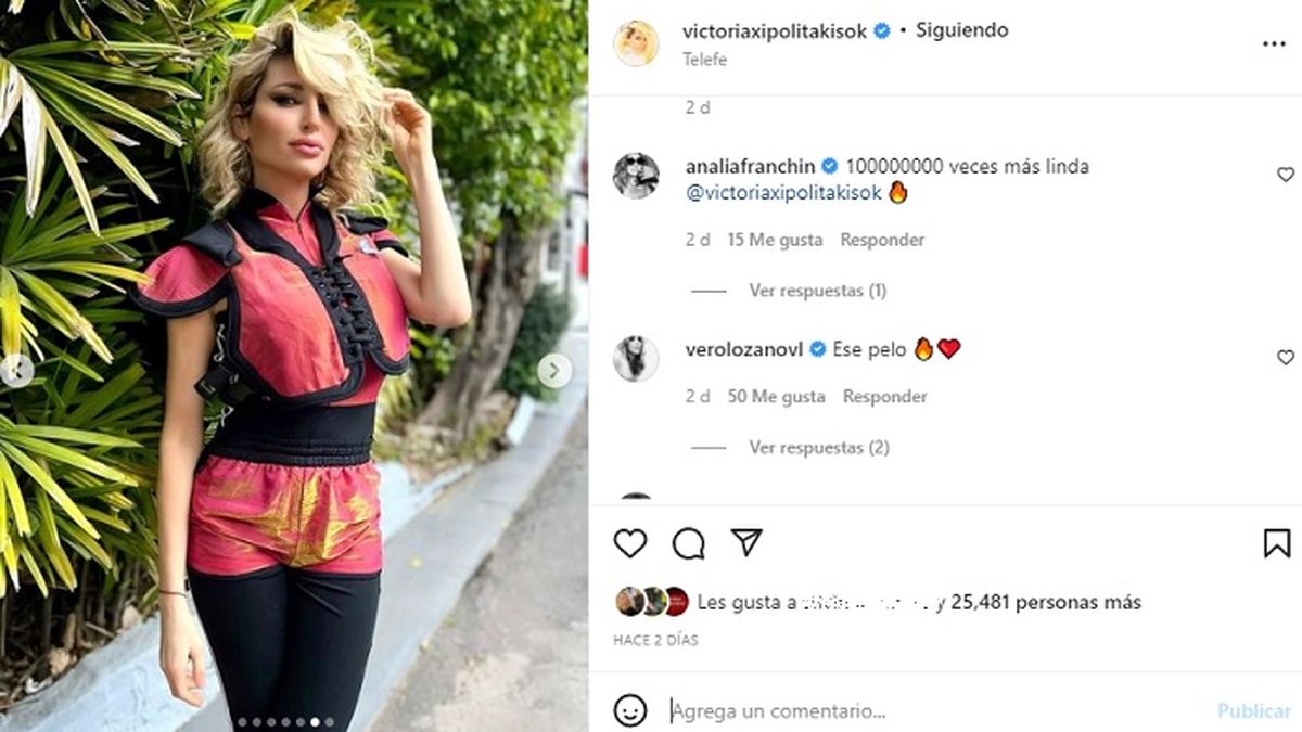 Vicky Xipolitakis explotó las redes con su nuevo pelo