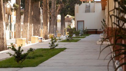Continúan las obras de mejoramiento en el Cementerio de Angaco