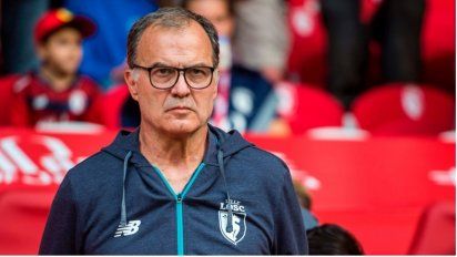 Marcelo Bielsa sólo dirigió 13 partidos en el Lille de Francia. 
