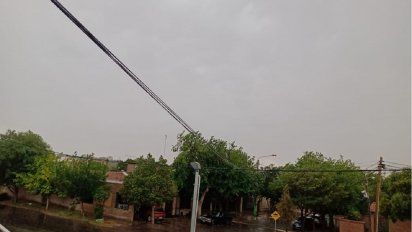 La tormenta llegó a San Juan: el alerta sigue hasta el lunes