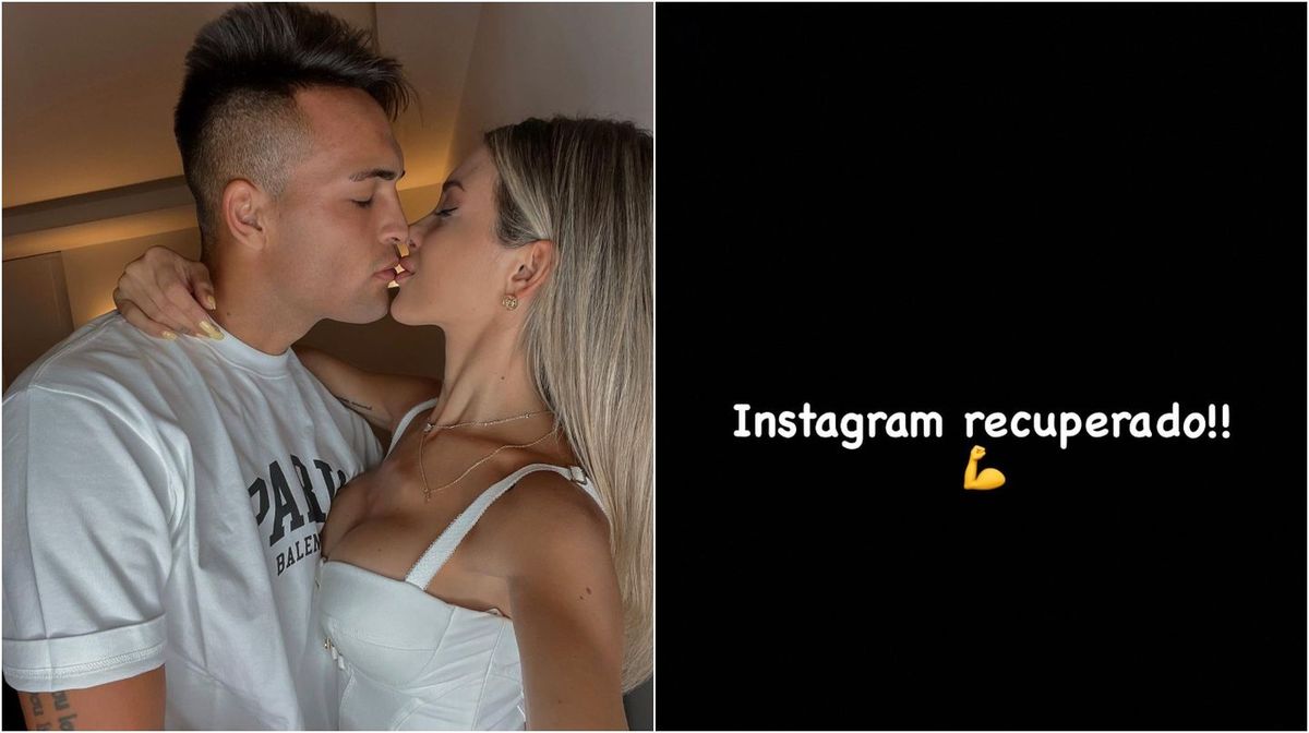 Lautaro Martínez volvió a Instagram y su novia negó los rumores de distanciamiento