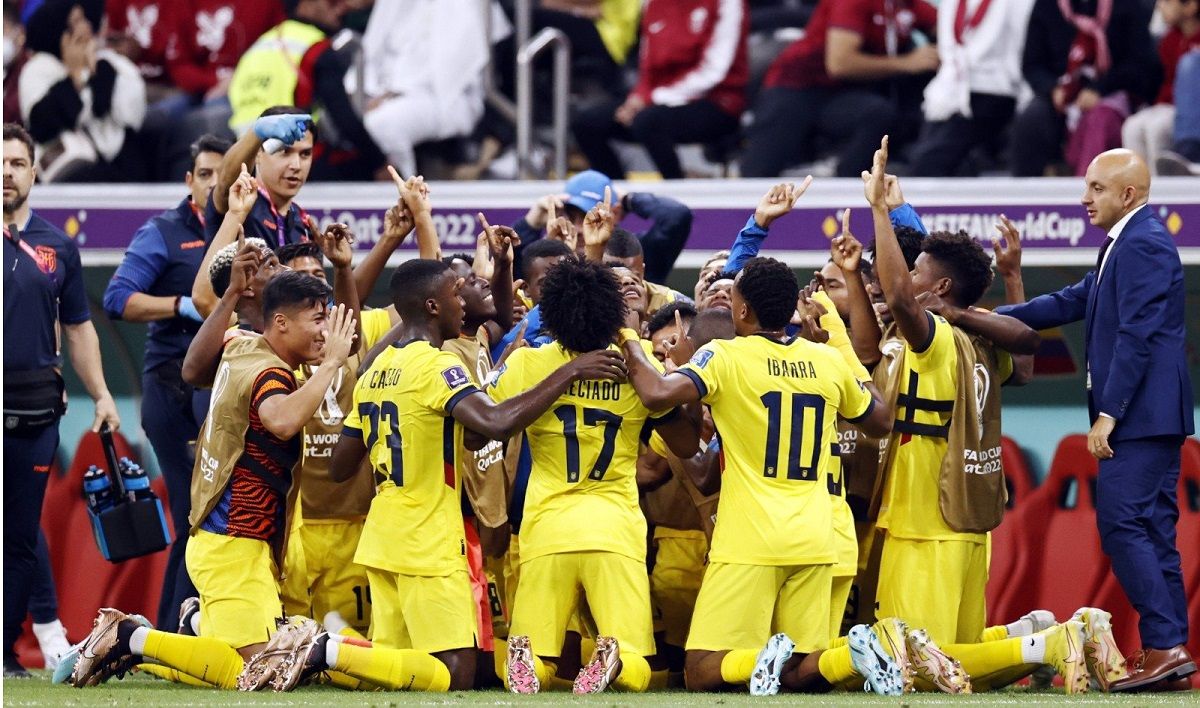 Ecuador derrotó al anfitrión en el partido inaugural de Qatar 2022