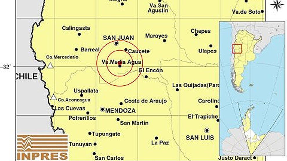 Un fuerte sismo sorprendió a los sanjuaninos: fue de 4,6°
