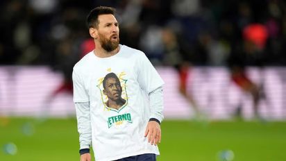Lionel Messi homenajeó a Pelé.