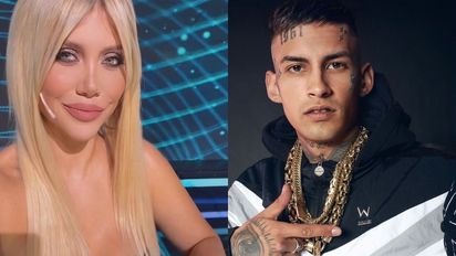Wanda Nara junto a L-Gante.