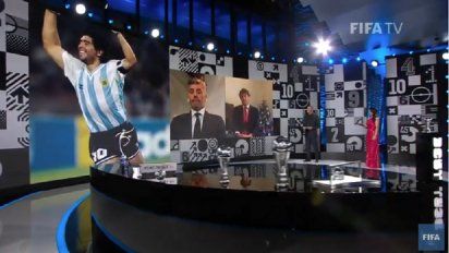 Maradona tuvo su homenaje en los premios The Best de la FIFA. 