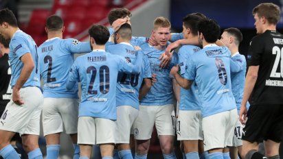El City se metió entre los 8 mejores de Europa. 