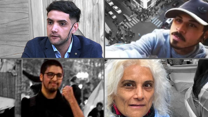 Jonathan Morel, Gastón Guerra, Leonardo Sosa y Sabrina Basile son los cuatro imputados por la causa Revolución Federal (Foto: Télam).