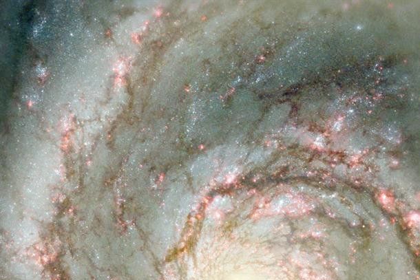 Una galaxia espiral