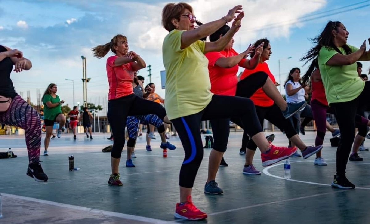 Rivadavia arrancó el 2022 con actividades deportivas para los vecinos