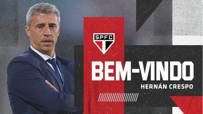 Hernán Crespo fue oficializado como entrenador de Sao Paulo. 
